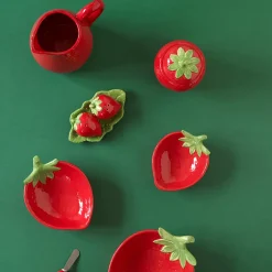 Porsgrunds Porselænsfabrik Jordbær Skål 17x13cm<PORSGRUNDS PORSELÆNSFABRIK Best