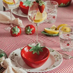 Porsgrunds Porselænsfabrik Jordbær Skål 17x13cm<PORSGRUNDS PORSELÆNSFABRIK Best