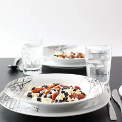 Porsgrunds Porselænsfabrik Partitur Tallerken Flat 28cm<PORSGRUNDS PORSELÆNSFABRIK