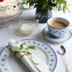 Porsgrunds Porselænsfabrik Bluebird Flower Tallerken Flat 22 cm<PORSGRUNDS PORSELÆNSFABRIK Outlet