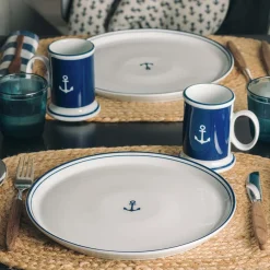 Porsgrunds Porselænsfabrik Maritim Stettekrus 23 Blå<PORSGRUNDS PORSELÆNSFABRIK Online