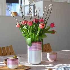 Porsgrunds Porselænsfabrik Marius Vase 20cm Rosa<PORSGRUNDS PORSELÆNSFABRIK Outlet