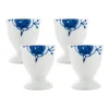 Porsgrunds Porselænsfabrik Maxistrå Blå Eggeglass 4 pk<PORSGRUNDS PORSELÆNSFABRIK Clearance