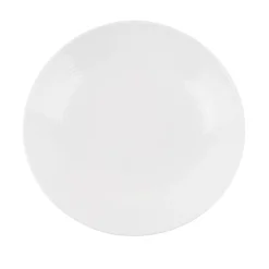 Porsgrunds Porselænsfabrik Bølge Hvitt Dyp Tallerken 24 cm<PORSGRUNDS PORSELÆNSFABRIK Outlet