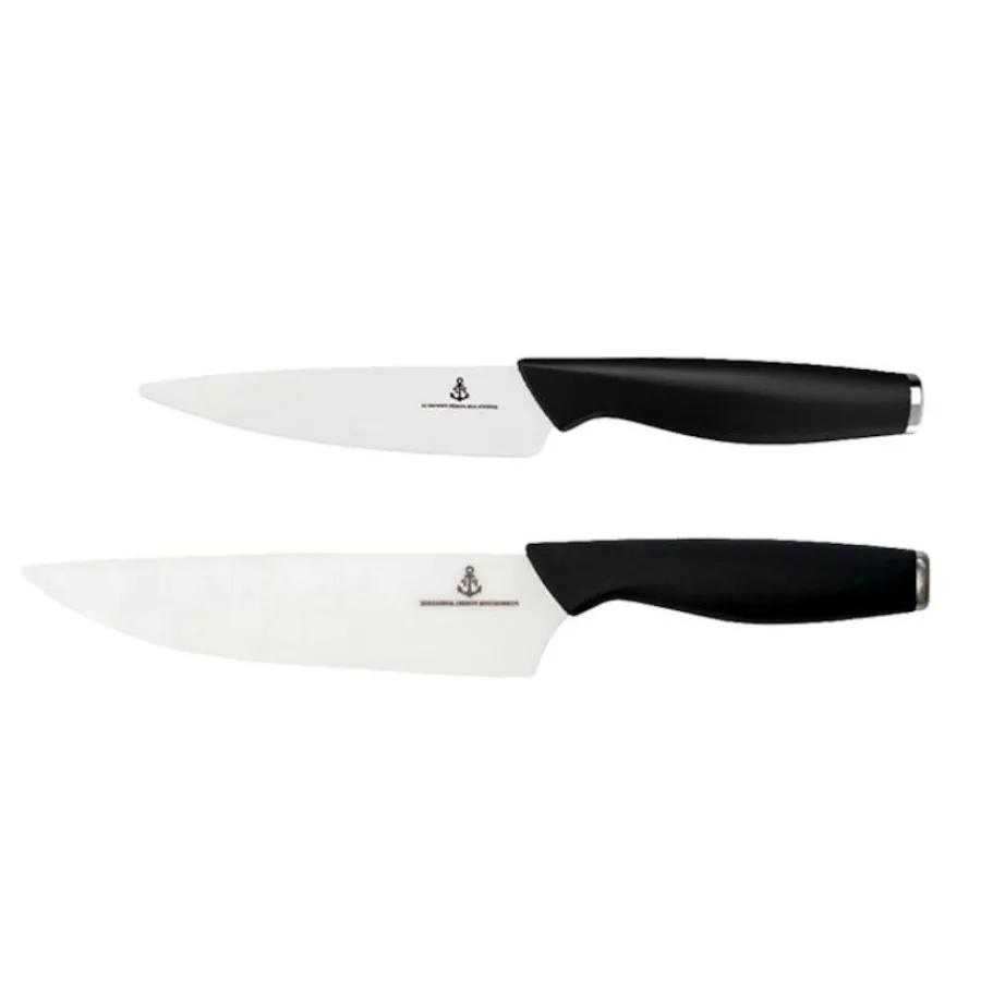 Porsgrunds Porselænsfabrik De Cuisson Knivsett Grønnsakskniv & Kokkekniv<PORSGRUNDS PORSELÆNSFABRIK Hot