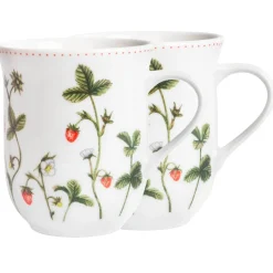 Porsgrunds Porselænsfabrik Jordbæreng Krus 25cl 2pk<PORSGRUNDS PORSELÆNSFABRIK Clearance