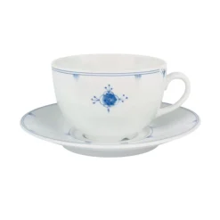 Porsgrunds Porselænsfabrik Ministrå Kopp & Skål Te<PORSGRUNDS PORSELÆNSFABRIK Sale