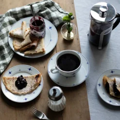 Porsgrunds Porselænsfabrik Ministrå Kopp & Skål Te<PORSGRUNDS PORSELÆNSFABRIK Sale