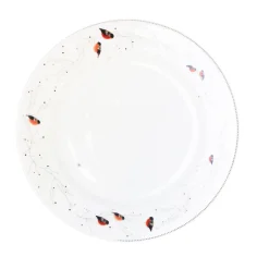 Porsgrunds Porselænsfabrik Dompap Tallerken Flat 27 cm<PORSGRUNDS PORSELÆNSFABRIK Clearance