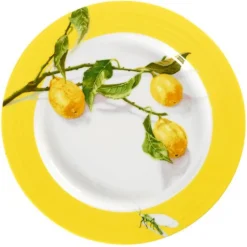 Porsgrunds Porselænsfabrik Citron Tallerken 27cm<PORSGRUNDS PORSELÆNSFABRIK Clearance