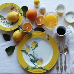 Porsgrunds Porselænsfabrik Citron Tallerken 27cm<PORSGRUNDS PORSELÆNSFABRIK Clearance