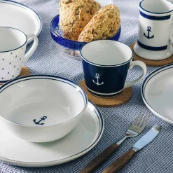 Porsgrunds Porselænsfabrik Maritim Serveringsbolle 16cm<PORSGRUNDS PORSELÆNSFABRIK Outlet