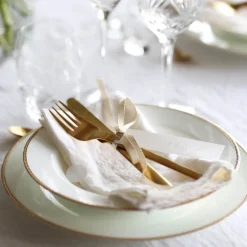 Porsgrunds Porselænsfabrik Nathalie Gull Tallerken Flat 27 cm<PORSGRUNDS PORSELÆNSFABRIK Clearance