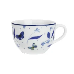 Porsgrunds Porselænsfabrik Bluebird Butterfly Kopp med Skål 23 cl<PORSGRUNDS PORSELÆNSFABRIK Outlet
