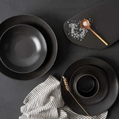 Porsgrunds Porselænsfabrik Natur Dyp Tallerken 16cm Matt Sort<PORSGRUNDS PORSELÆNSFABRIK Best