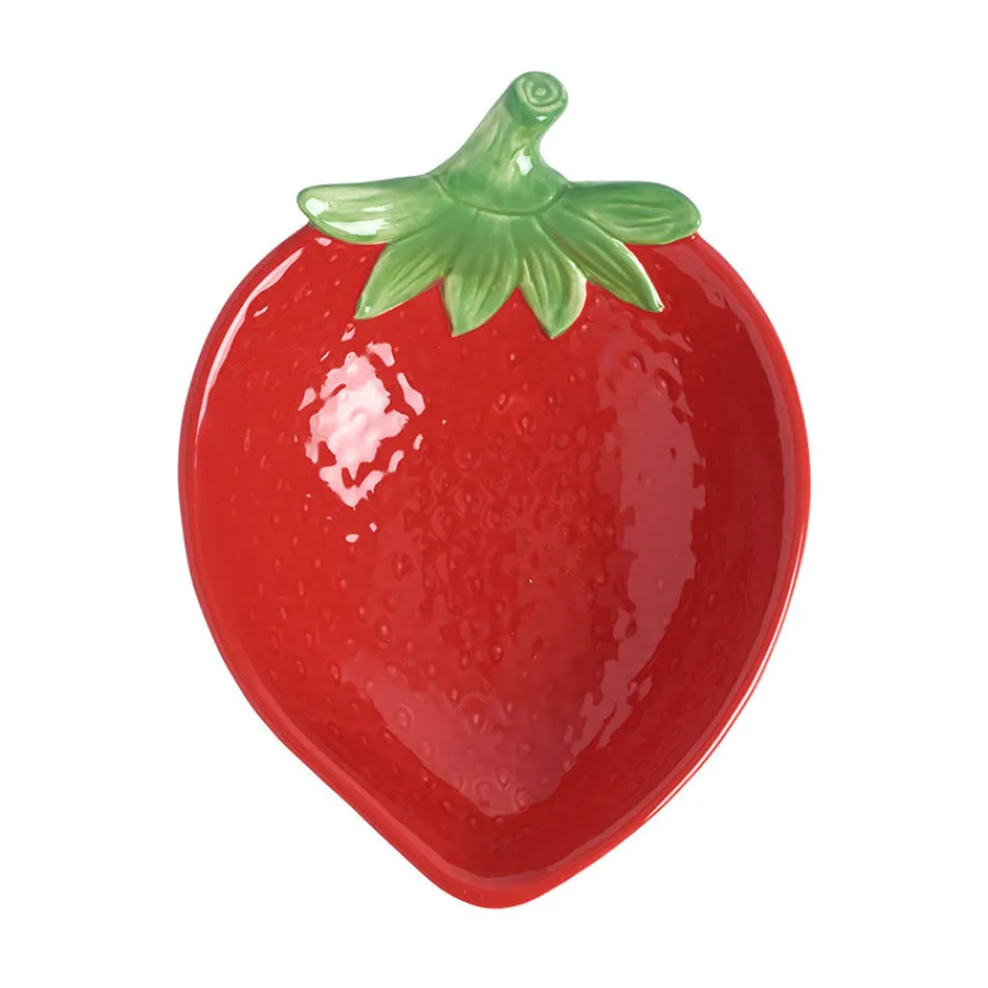 Porsgrunds Porselænsfabrik Jordbær Skål 26x19cm<PORSGRUNDS PORSELÆNSFABRIK Best