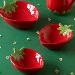 Porsgrunds Porselænsfabrik Jordbær Skål 26x19cm<PORSGRUNDS PORSELÆNSFABRIK Best