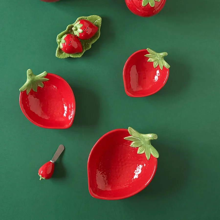 Porsgrunds Porselænsfabrik Jordbær Skål 26x19cm<PORSGRUNDS PORSELÆNSFABRIK Best