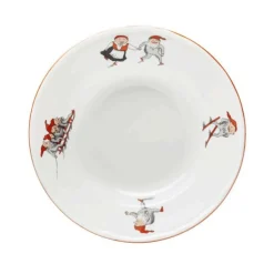 Porsgrunds Porselænsfabrik Nisseservise Dyp Tallerken 21cm<PORSGRUNDS PORSELÆNSFABRIK Hot