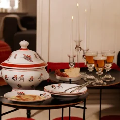 Porsgrunds Porselænsfabrik Nisseservise Dyp Tallerken 21cm<PORSGRUNDS PORSELÆNSFABRIK Hot