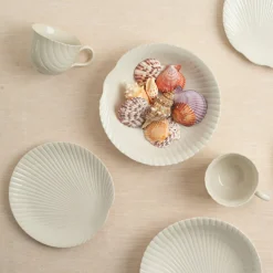 Porsgrunds Porselænsfabrik Kamskjell Krus 30cl Blek Sand<PORSGRUNDS PORSELÆNSFABRIK Outlet