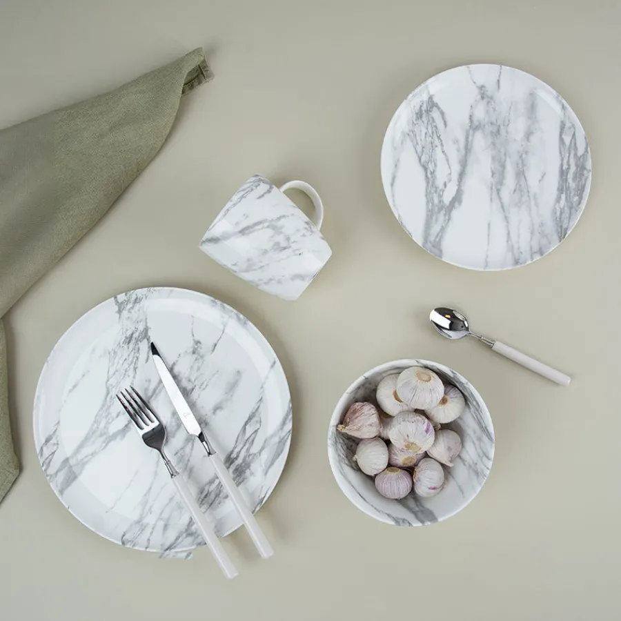 Porsgrunds Porselænsfabrik Marmor Bolle 14cm<PORSGRUNDS PORSELÆNSFABRIK