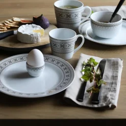 Porsgrunds Porselænsfabrik Ingrid Eggeglass Grå<PORSGRUNDS PORSELÆNSFABRIK Clearance