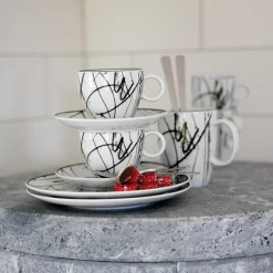 Porsgrunds Porselænsfabrik Partitur Krus Maud m/Hank 25 cl<PORSGRUNDS PORSELÆNSFABRIK New