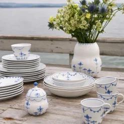 Porsgrunds Porselænsfabrik Bølge Strå Skål Lyslykt 11cm<PORSGRUNDS PORSELÆNSFABRIK Online