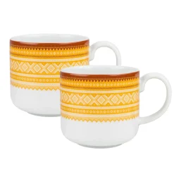 Porsgrunds Porselænsfabrik Marius Trend Krus 25 Cl Gul 2pk<PORSGRUNDS PORSELÆNSFABRIK Clearance