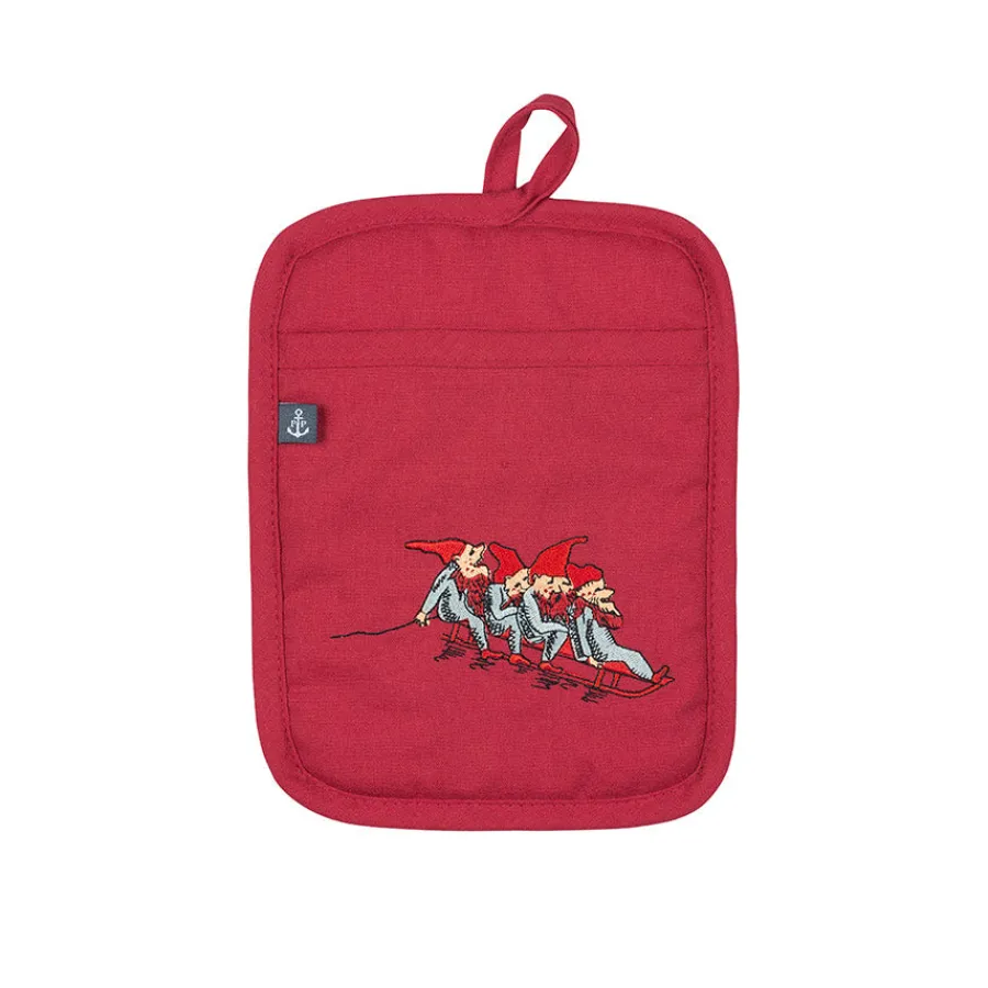 Porsgrunds Porselænsfabrik Nisse Gryteklut 23x18cm Rød<PORSGRUNDS PORSELÆNSFABRIK Online