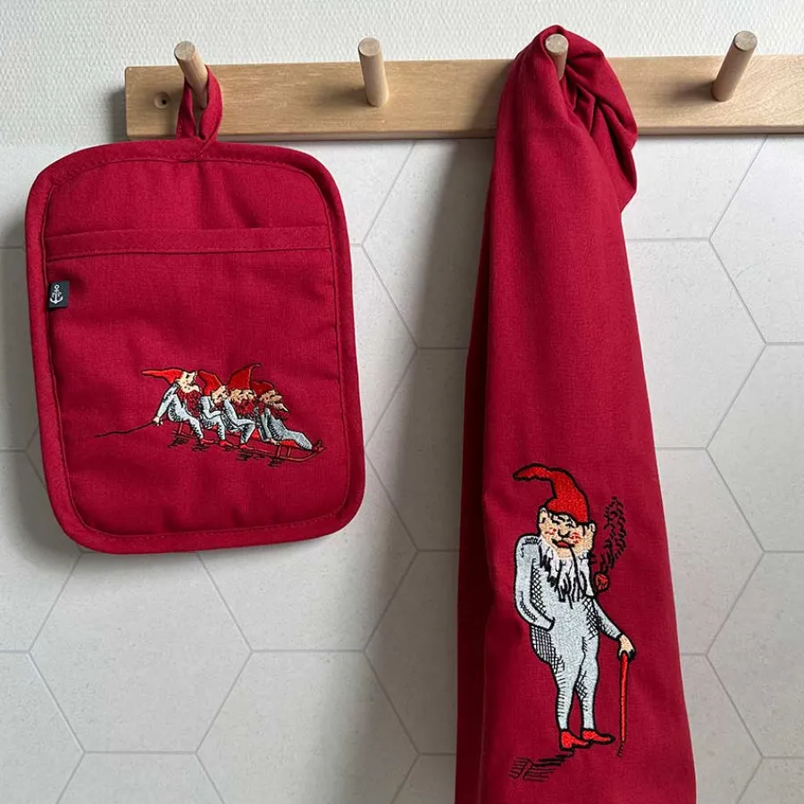 Porsgrunds Porselænsfabrik Nisse Gryteklut 23x18cm Rød<PORSGRUNDS PORSELÆNSFABRIK Online