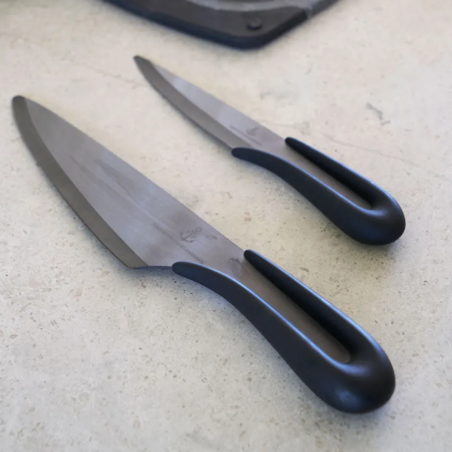 Porsgrunds Porselænsfabrik De Cuisson Knivsett 10cm & 16cm<PORSGRUNDS PORSELÆNSFABRIK Outlet