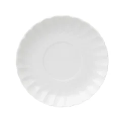 Porsgrunds Porselænsfabrik Bogstad Hvitt Underskål 13 cm<PORSGRUNDS PORSELÆNSFABRIK