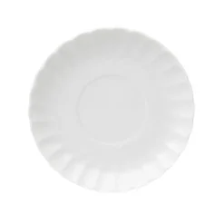 Porsgrunds Porselænsfabrik Bogstad Hvitt Underskål 13 cm<PORSGRUNDS PORSELÆNSFABRIK