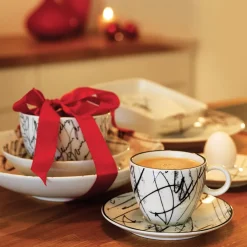 Porsgrunds Porselænsfabrik Partitur Kopp & Skål 20 cl Cappuccino<PORSGRUNDS PORSELÆNSFABRIK Best