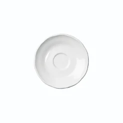 Porsgrunds Porselænsfabrik Victoria Hvit Underskål 13 cm<PORSGRUNDS PORSELÆNSFABRIK New