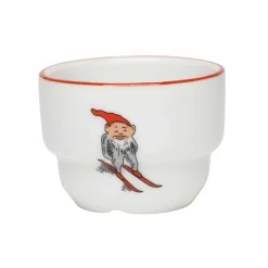 Porsgrunds Porselænsfabrik Nisseservise Eggeglass 3,5cm<PORSGRUNDS PORSELÆNSFABRIK New