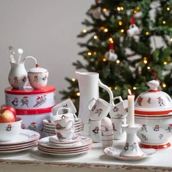 Porsgrunds Porselænsfabrik Nisseservise Eggeglass 3,5cm<PORSGRUNDS PORSELÆNSFABRIK New