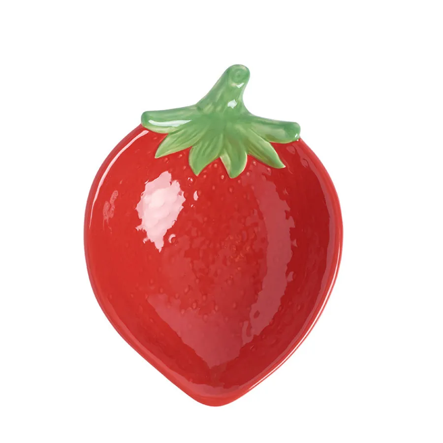 Porsgrunds Porselænsfabrik Jordbær Skål 21x15cm<PORSGRUNDS PORSELÆNSFABRIK Online