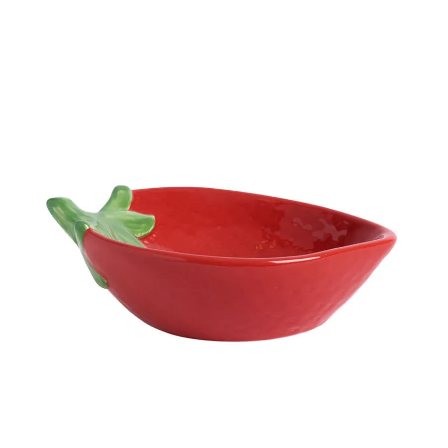 Porsgrunds Porselænsfabrik Jordbær Skål 21x15cm<PORSGRUNDS PORSELÆNSFABRIK Online