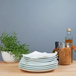 Porsgrunds Porselænsfabrik Sense Tallerken Firkant 21cm<PORSGRUNDS PORSELÆNSFABRIK Hot