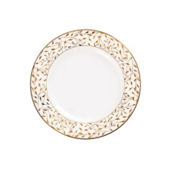 Porsgrunds Porselænsfabrik Cecilie Gull Tallerken Flat 20 cm<PORSGRUNDS PORSELÆNSFABRIK New