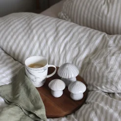 Porsgrunds Porselænsfabrik Sopp Keramikk 6,5cm<PORSGRUNDS PORSELÆNSFABRIK