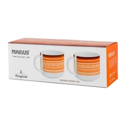 Porsgrunds Porselænsfabrik Marius Trend Krus 25 Cl Orange 2pk<PORSGRUNDS PORSELÆNSFABRIK Discount