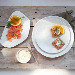 Porsgrunds Porselænsfabrik Natur Asjett 21cm Lys Granitt<PORSGRUNDS PORSELÆNSFABRIK Online