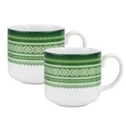 Porsgrunds Porselænsfabrik Marius Trend Krus 25 cl Grønn 2pk<PORSGRUNDS PORSELÆNSFABRIK Best