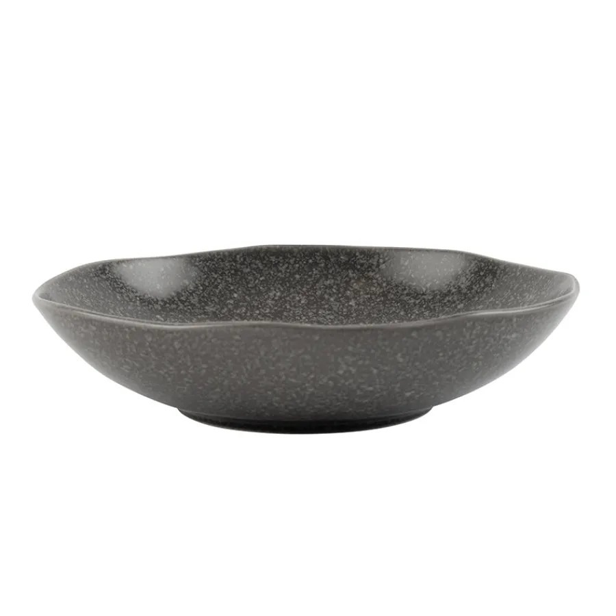 Porsgrunds Porselænsfabrik Natur Dyp Tallerken 24cm Mørk Granitt<PORSGRUNDS PORSELÆNSFABRIK Best