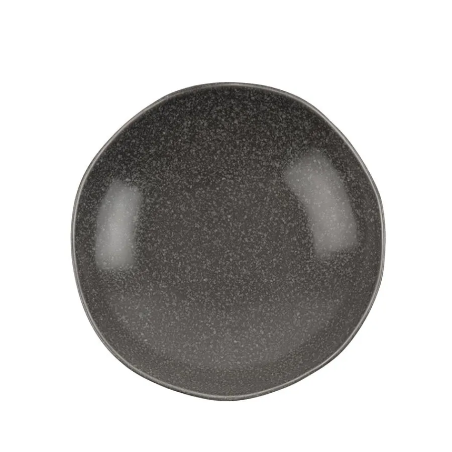 Porsgrunds Porselænsfabrik Natur Dyp Tallerken 24cm Mørk Granitt<PORSGRUNDS PORSELÆNSFABRIK Best