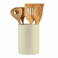 Porsgrunds Porselænsfabrik Ildfast Redskapskrukke Beige<PORSGRUNDS PORSELÆNSFABRIK Clearance